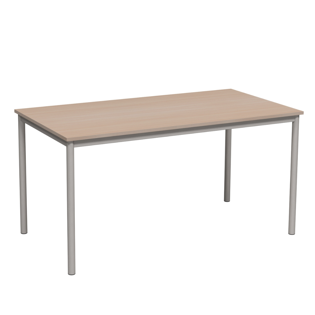 Стіл для їдальні прямокутний 6-місний, на металевому каркасі, ростові групи №6, з ЛДСП, АЛМАНТ, 1500х800х760 мм.